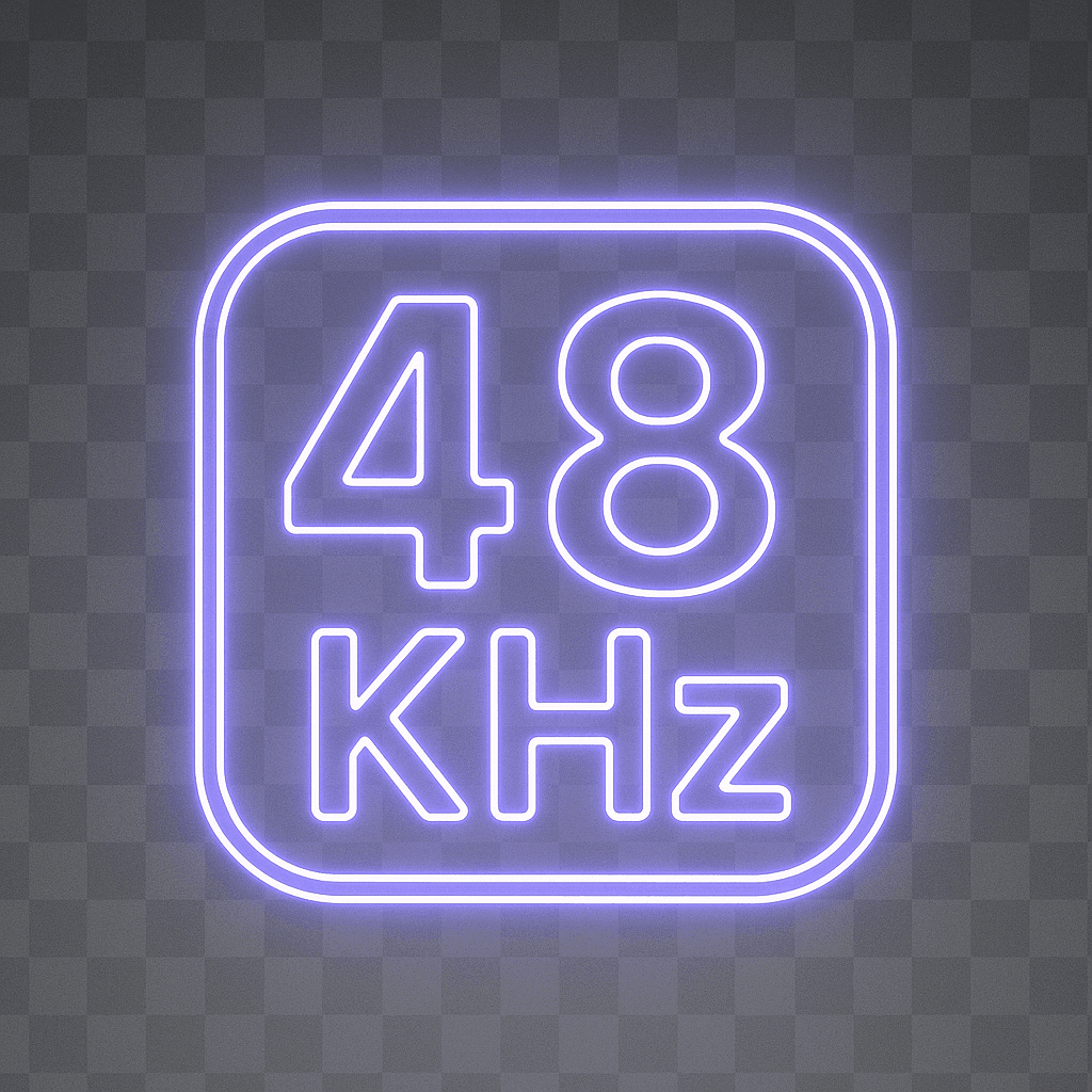 48 kHz Sampling